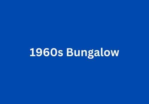 1960s Bungalow after rendering